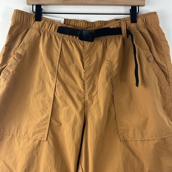 H&M Relaxed Fit Convertible Jogger Pants Brown Mens Size L Utility Gorpcore - Picture 4 of 14